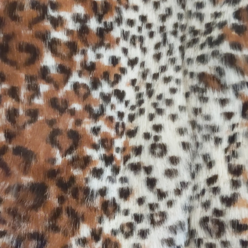🆕 VALENTINO 100% Rabbit Fur Leopard Print Coat - Picture 5 of 15